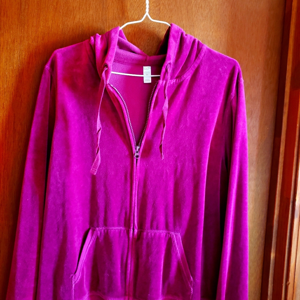 Velvet hoodie